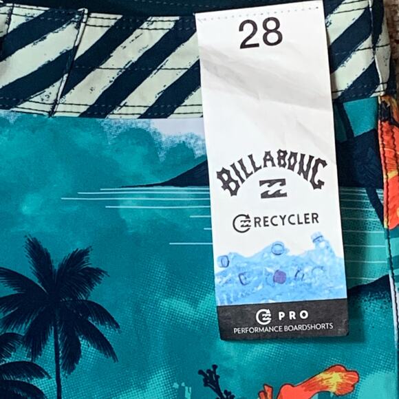 Billabong Sundays Pro Recycler Boardshorts NWT B1231BSU Swim Trunks - Picture 4 of 14